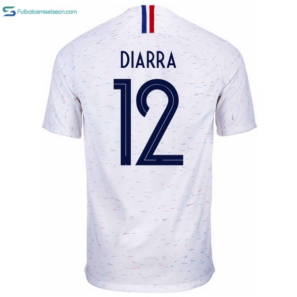 Camiseta Francia 2ª Diarra 2018 Blanco